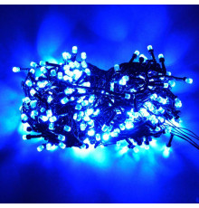 Гирлянда RD-7064 200LED УЛИЦА Провод-Чёрный, Цвет ламп-Синий [602] (50 шт/ящ)