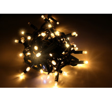Гирлянда RD-7065 300LED УЛИЦА 25м Провод-Чёрный Цвет ламп-Тёплый [309] (30 шт/ящ)