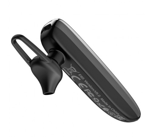 Bluetooth гарнітура HOCO E60 Brightness business BT headset Black (6931474751058)