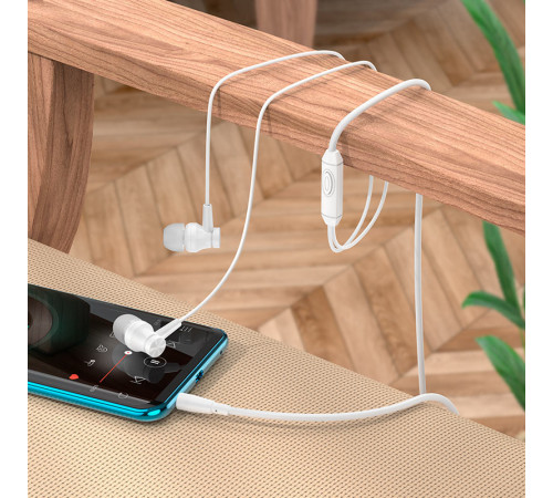 Навушники дротові BOROFONE BM67 (3.5mm) White (6974443382907)