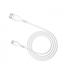 Кабель HOCO X37 USB to Type-C 3A, 1m, PVC, PVC connectors, White (6931474710512)