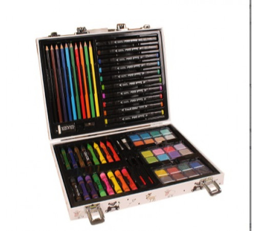НЕТУ Набор для творчества в алюминиевом чемодане 002 84 предм. (20 шт/ящ) @