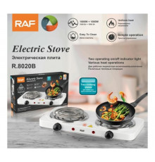 НЕТУ Плита электрическая RAF 8020B (2 конфорки, спираль) [4] (12 шт/ящ)