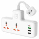 Мережевий подовжувач HOCO AC12 Reise 2-position expansion socket(PD30W/1C3A) (US) White (6942007607087)