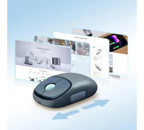 Маніпулятор миша бездротова UGREEN FUN+ Wireless Mouse Blue (UGR-90538)