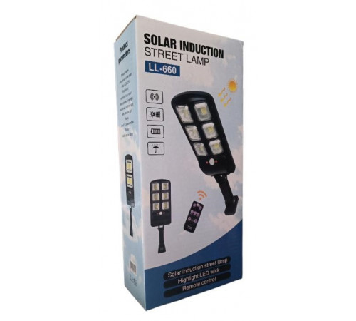 Прожектор LED настенный LL-660 сенсорный уличный с солнечной панелью и пультом // (60 шт/ящ)