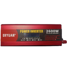 НЕТУ Преобразователь напряжения с 12V→220V (2600W) ЧИСТЫЙ СИНУС, LCD // [309] (16 шт/ящ)