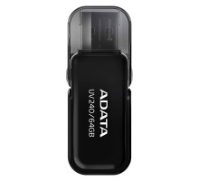 Флеш-накопичувач ADATA USB 2.0 AUV 240 64Gb Black (AUV240-64G-RBK)