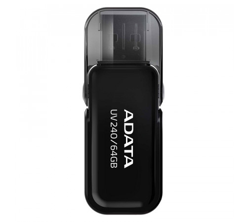 Флеш-накопичувач ADATA USB 2.0 AUV 240 64Gb Black (AUV240-64G-RBK)