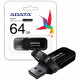 Флеш-накопичувач ADATA USB 2.0 AUV 240 64Gb Black (AUV240-64G-RBK)