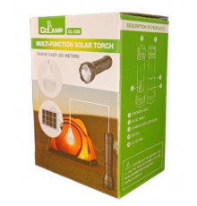 Фонарь LED CL-038 с солнечной зарядкой (80 шт/ящ)
