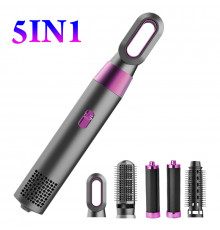 РАСПРОДАЖА Фен расчёска HOT Air Styler (SHA51) (5в1) (Розовая коробка) // [400] (40 шт/ящ)
