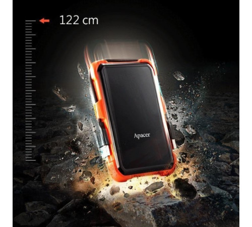 Зовнішній жорсткий диск PHD External 2.5'' Apacer USB 3.1 AC630 1TB Orange (color box) (AP1TBAC630T-1)