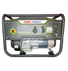 НЕТУ Генератор бензиновый Europower EP4900DX (3,8-4KVA) (Ручной пуск) (Бак-10л) (Ножки) //