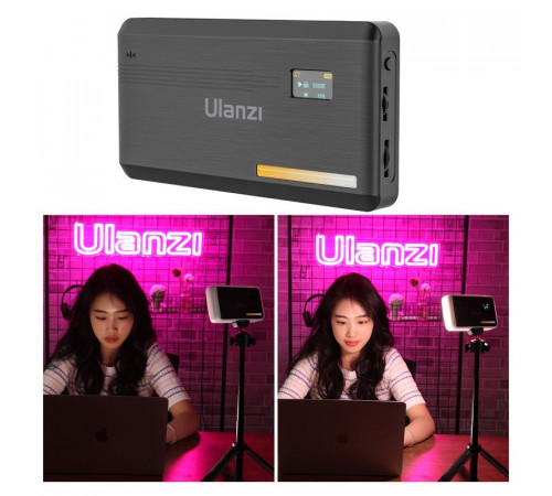 Відеосвітло Ulanzi VL200 Bi-color Led Light 8W Black (2481 VL200) (2481)