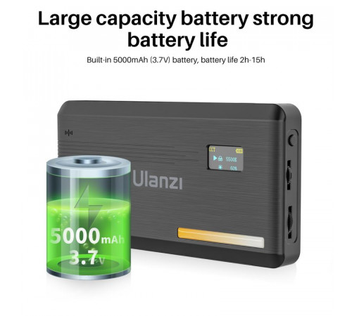 Відеосвітло Ulanzi VL200 Bi-color Led Light 8W Black (2481 VL200) (2481)