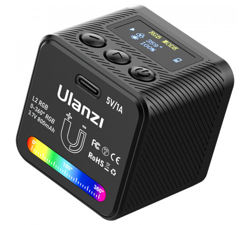 Відеосвітло Ulanzi Vijim L2 RGB COB VEDIO LIGHT, 4W (UV-2878 L2 RGB) (2878)