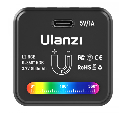 Відеосвітло Ulanzi Vijim L2 RGB COB VEDIO LIGHT, 4W (UV-2878 L2 RGB) (2878)