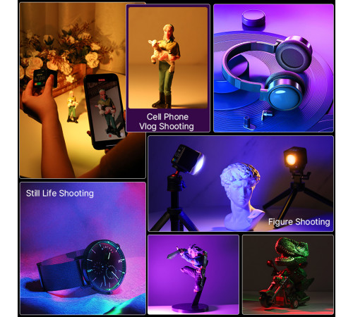 Відеосвітло Ulanzi Vijim L2 RGB COB VEDIO LIGHT, 4W (UV-2878 L2 RGB) (2878)