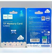Карта пам'яті Hoco 4Gb 6 Class 40Mb-s (без адаптера)