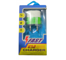 Зарядное устройство 220V FAST (2 USB)