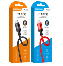 Кабель USB-MicroUSB KSC-652 Kakusiga YouXiang Series (алюміній плетений) 1м //