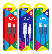 Кабель USB-Lightning(Apple) KAKU KSC-716 Zhirong Series 2м 2.4A //