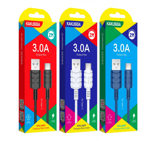 Кабель USB-Lightning(Apple) KAKU KSC-716 Zhirong Series 2м 2.4A //