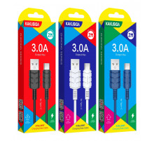 Кабель USB-MicroUSB KSC-716 Kakusiga Zhirong Series 2м 2.4A //