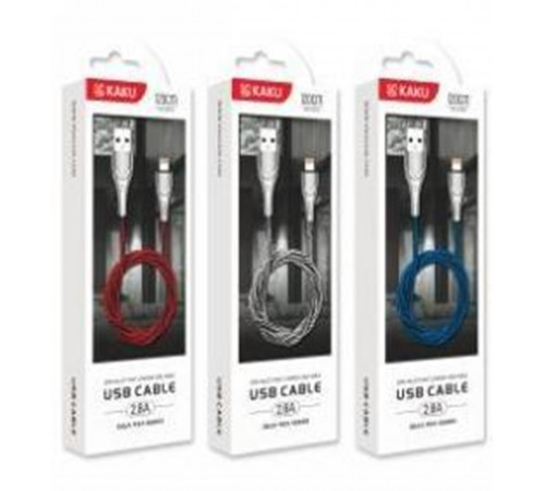 Кабель USB-Lightning(Apple) KAKU KSC-105 1м, 2.8А //