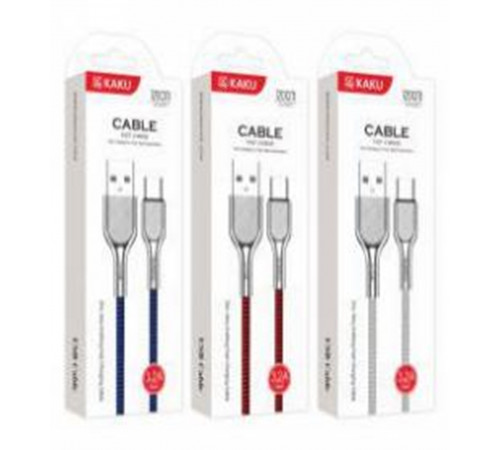 Кабель USB-Lighting/MicroUSB KSC-128 Kakusiga Abspicious Line Series 1.2м, 3.2А //