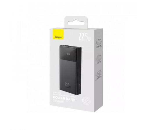 Зовнішній акумулятор Baseus Star-Lord Digital Display Fast Charge Power Bank 20000mAh 22.5W Black (PPXJ080001)
