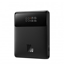 Зовнішній акумулятор Baseus Blade Power Digital Display Fast Charging Power Bank  HD Edition 20000mAh 100W Black (PPBL000301)