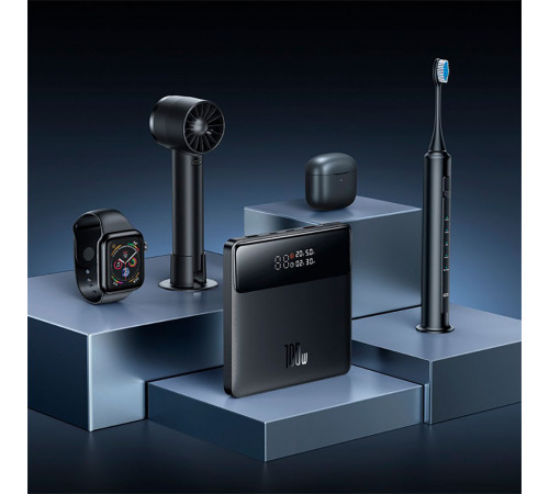 Зовнішній акумулятор Baseus Blade Power Digital Display Fast Charging Power Bank  HD Edition 20000mAh 100W Black (PPBL000301)