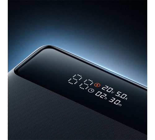 Зовнішній акумулятор Baseus Blade Power Digital Display Fast Charging Power Bank  HD Edition 20000mAh 100W Black (PPBL000301)