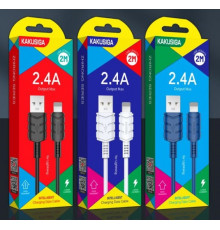 Кабель USB-Lightning(Apple) KSC-710 Kakusiga Kuge Series 1.2м 2.4A //