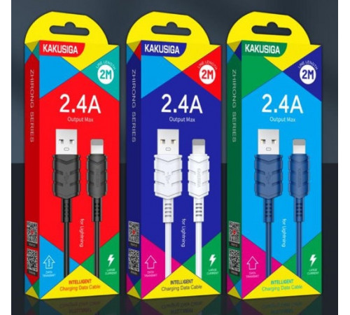 Кабель USB-Lightning(Apple) KSC-710 Kakusiga Kuge Series 1.2м 2.4A //