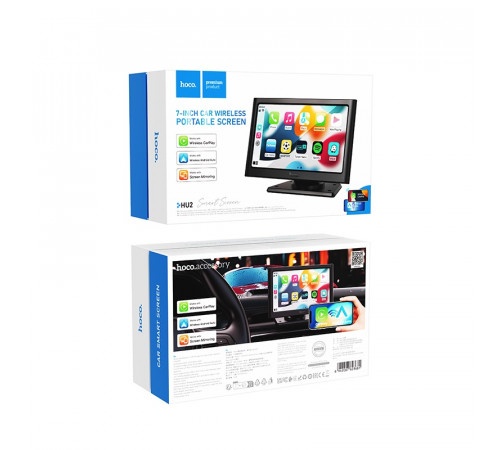 Монітор для авто HOCO HU2 Imogen 7-inch car wireless portable screen Black (6942007623681)