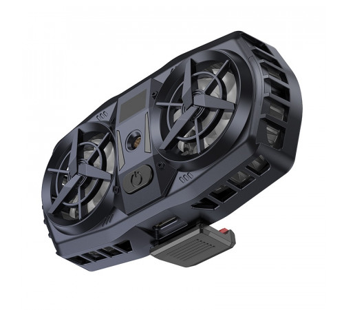 Кулер для мобільного Hoco GM36 Mustango mobile phone dual cooler Black (6942007645058)