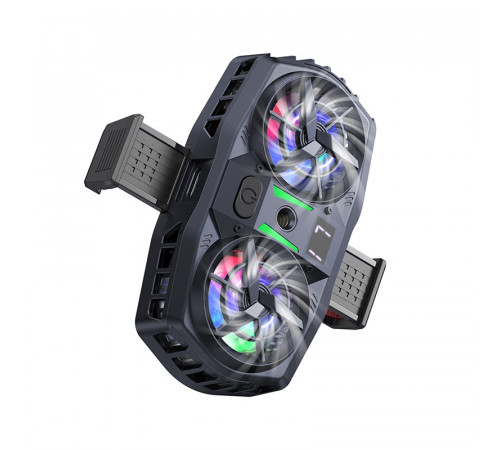 Кулер для мобільного GM36 Mustango mobile phone dual cooler Black (6942007645058)