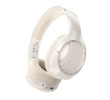 Бездротові накладні навушники ACEFAST H5 active noise cancelling wireless headset Milky White (6974316284284)