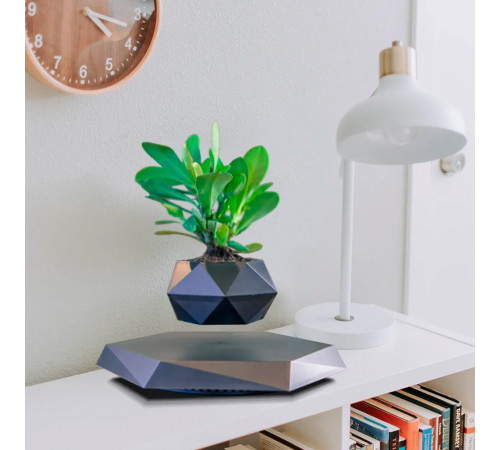 Магнітний левітаційний горщик для рослин HCNT Magnetic Levitating Pot M10-PZ1 Black (SIM10-PZ1)