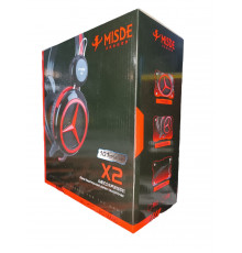 Наушники накладные проводные X2 с микрофоном