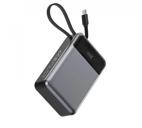 Зовнішній акумулятор ACEFAST M21 PD65W power bank with cable 20000mAh Black (6974316283898)