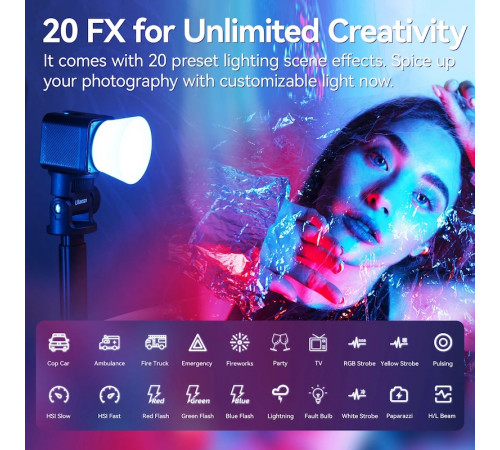 Відеосвітло Ulanzi L3 RGB COB Fill Light, 5W (UV-L052GBB1 L3 RGB) (L052GBB1)