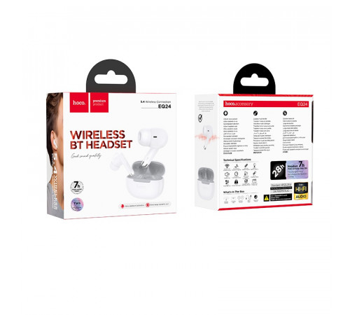 Бездротові навушники TWS HOCO EQ24 Estrella White Star (6942007647793)