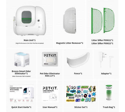 Смарт автоматичний лоток PETKIT Purobot Max Pro with Camera (P9904)