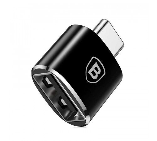 Адаптер Baseus USB Female To Type-C Male Adapter Converter Black (CATOTG-01)