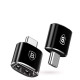 Адаптер Baseus USB Female To Type-C Male Adapter Converter Black (CATOTG-01)
