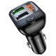 АЗП з FM-модулятором BOROFONE BC41 Eminency QC3.0 Car BT FM transmitter 18W Black 8525500090 (6974443382884)